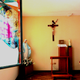 Inside the chapel.